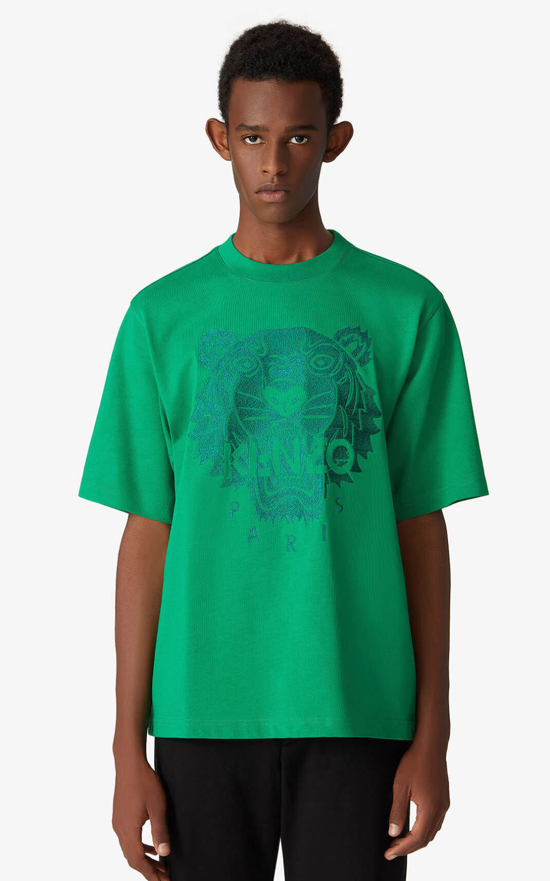 Camisetas Kenzo Oversize Tiger Hombre Verde - SKU.4516161